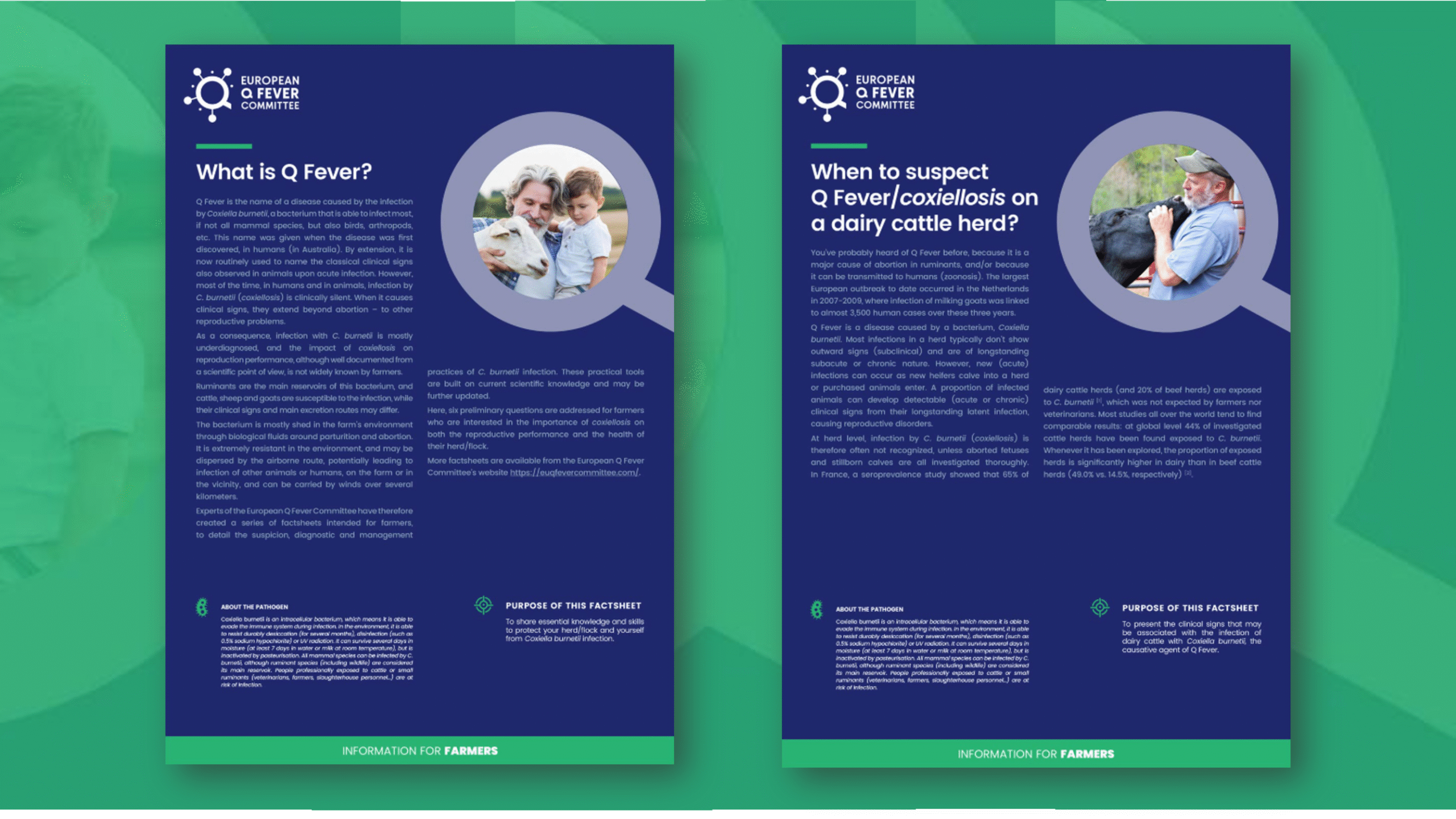 Two New Q-Facts For Farmers Published by the European Q Fever Committee